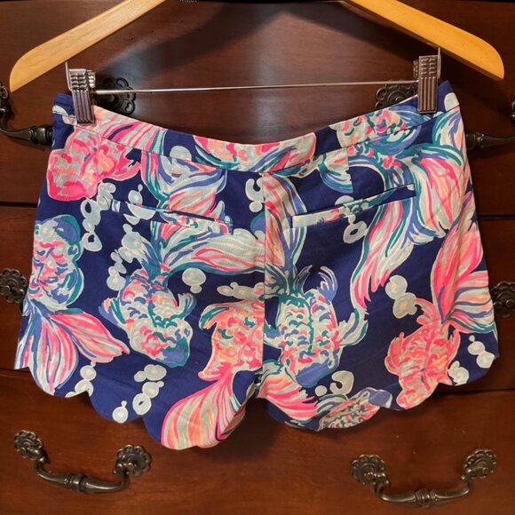 LILLY PULITZER Buttercup Shorts in Going Coastal Print - Picture 2 of 7